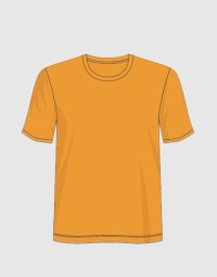 round-neck-orange-t-shirt